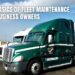 The Basics of Fleet Maintenance for Business Owners